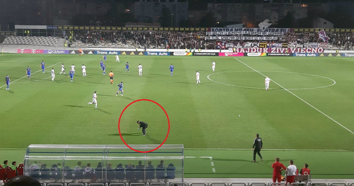 Burića gađali bocom, dio navijača mu skandirao da ode iz Hajduka